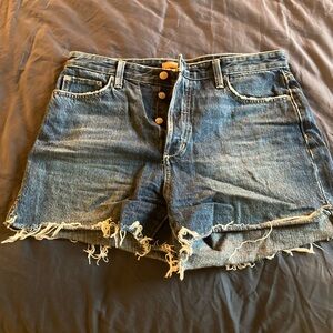 Cut off jean shorts high waist